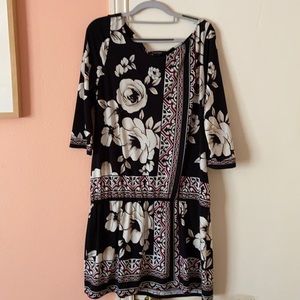 White House Black Market Drop Waist Dress